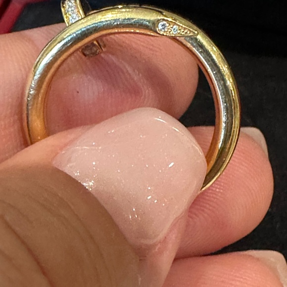 Cartier yellow gold Juste Un Clou ring with diamonds - Picture 4 of 16